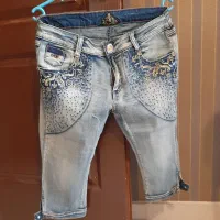 شلوارک و شورتک لی و شال و کلاه با دو عدد مانتو