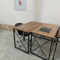 میز کار ساده میز کنفرانس میز مدیریت طرح ال آهنی|میز تحریر و کامپیوتر|اصفهان, رهنان|دیوار