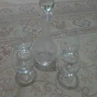 جاشرابی وجام شراب خوری کریستال