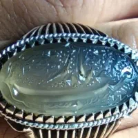 عقیق کلکسیونی خط استاد میرزا آتشباز