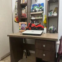 میزتحریر همراه کتابخانه|میز تحریر و کامپیوتر|رشت, معلولین|دیوار