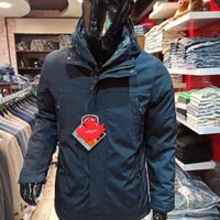 کاپشن برند corbana کلاه خزدار گرم بالاسفارش روسیه