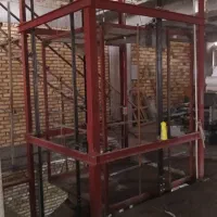 اجرای آهن کشی اسکلت وریل گذاری آسانسور وبالابر