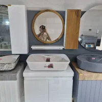 فولست روشویی کابینتی با کاسه امرداد و آینه باکس