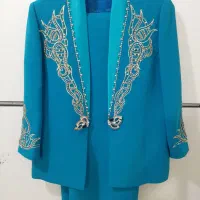 کت دامن  سه رنگ سه عدد جنس کرپ