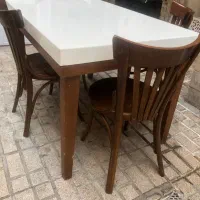 میز نهار خوری لهستانی ۴ نفره|میز و صندلی غذاخوری|تهران, مجیدیه|دیوار