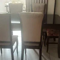 نهار خوری ۶نفره چوب گردو