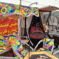 تاب باغی تاب ریلکسی آتشدان کد xt77899 مبلمان باغی