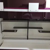 تخت خواب نوجوان همراه با جا کتابی و جا لباسی|تخت و سرویس خواب|اصفهان, شیخ اشراق|دیوار