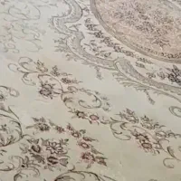 ۱عدد فرش ۹متری و۱عدد فرش ۱۲متری کرم در حد نو