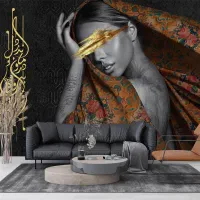 نصاب کاغذدیواری نصب پوستر وبلکا