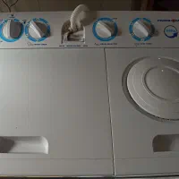 فروش لباسشویی دوقلو پاکشوما در حد نو|ماشین لباسشویی و خشککن لباس|شهرکرد, |دیوار