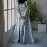 لباس نامزدی دو‌ دامنه مزون دوز