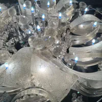 لوستر کنترل دار چندحالته سایزیزرگ قطر ۷۰سانت|لوستر و چراغ آویز|فردیس, قریشی|دیوار