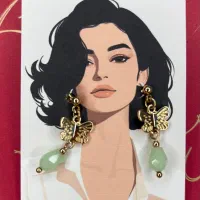 گوشواره میخی رنگ ثابت|بدلیجات|یزد, |دیوار