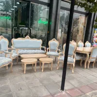 مبل ۷نفره ناهار خوری ۸نفره پتینه