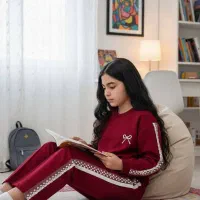 دخترانه زرشکی و سرمه ای|کفش و لباس بچه|زنجان, |دیوار