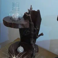 مینی بار .چراغ و جا کلیدی چوبی|صنایع دستی و سایر لوازم تزئینی|کرمانشاه, |دیوار