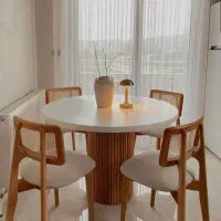 بامبو میزناهارخوری ظرافت در طراحی میز نهارخوری