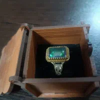 انگشتر توپاز نقره سایز 63