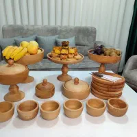 ست پذیرایی چوبی|ظروف سرو و پذیرایی|ایزدخواست, |دیوار
