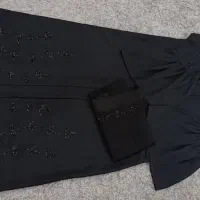 عبا زیبای مهره دوز شده با شال مهره دوزی|لباس|درگهان, |دیوار