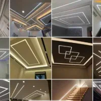 نصب و اجرای انواع کناف و لاین نوری(برق پویا)