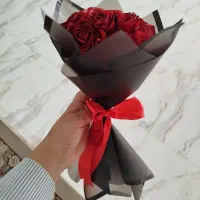 دسته گل های روبانی