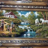 تابلو فرش ماشینی|تابلو فرش|بانه, |دیوار