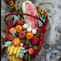 میوه آرایی و تزیین هندوانه شب یلدا|خدمات پذیرایی، مراسم|قزوین, |دیوار