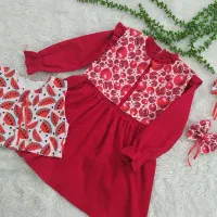 پیراهن یلدایی دخترانه