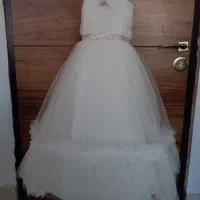 لباس عروس بچگانه ،سایز ۶ـ۷ سال