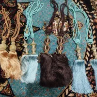 اویز پرده ورومیزی