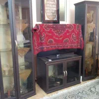 جفت بوفه ایستاده،کنسول چوبی4درب ومیزناهارخوری8نفره|بوفه، ویترین، کنسول|کرمان, |دیوار