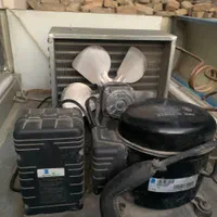 یخچال ایستاده دو درب الکترو استیل|یخچال و فریزر|مشهد, دانشجو|دیوار