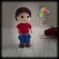 عروسک بافتنی|اسباب‌‌بازی|اصفهان, دهنو|دیوار