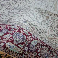 فرش ابریشم ۳ متره نو|فرش|پیشوا, |دیوار