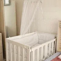 تخت نوزاد در حد نو|تخت و صندلی بچه|تهران, جوانمردان (اندیشه)|دیوار