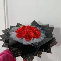 دسته گل روبانی حاضر و آماده تحویل|گل مصنوعی|کرمانشاه, |دیوار