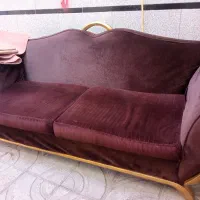 یک دست مبل کارکرده مناسب باغ با میز کامپیوتر|مبلمان خانگی و میز عسلی|نظرآباد, رسالت|دیوار
