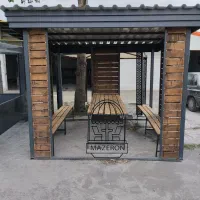 آلاچیق لوکس و مدرن با طراحی اختصاصی (مازرون)|خدمات پیشه و مهارت|آمل, |دیوار