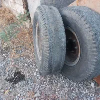 فروش جلوبندی بیل بکهو همراه با رینگ ولاستیک.اکسل .