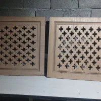 درب شومینه وکشو و کمد و مقداری ام دی اف موجوده