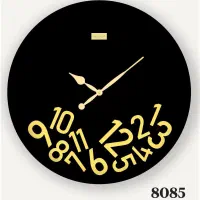 ساعت دیواری مدرن مشکی جدیدخاص قطر ۸۰ سانت با ضمانت