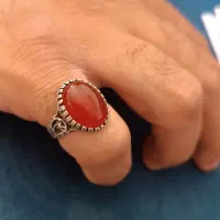 انگشتر و پلاک نقره