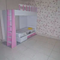 فروش تخت دو طبقه به همراه کمد دو عدد تشک|تخت و سرویس خواب|جم, |دیوار
