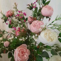 گل مصنوعی و گلدان|گل مصنوعی|جویبار, |دیوار