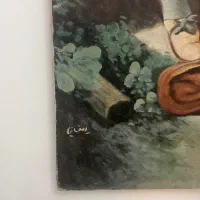 تابلو نقاشی قدیمی اثر استاد یوسفی نیا ۱/۵۰در ۱ متر|تابلو، نقاشی، عکس|تهران, جماران (نیاوران)|دیوار