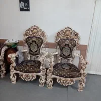مبل سلطنتی ۷ نفره|مبلمان خانگی و میز عسلی|گنبد کاووس, |دیوار