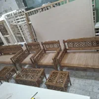 مبلمان ۷ نفره سنتی سفارشی ساز عرض ۷۰